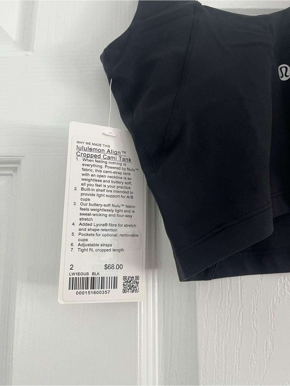 NEW lululemon lululemon Align™ Cropped Cami Tank Top - Picture 4 of 9